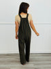 Green Striped Bib Overalls (Reg & Plus)