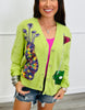 Queen Of Sparkles The Green Golf Cardigan (Reg. and Plus)