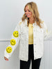 White Denim Keep Smiling Distressed Jacket (Reg.)
