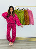 Polka Dot Collared Sweatshirt (Reg.) - 4 Colors