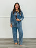 Denim Studded Straight Leg Jeans (Reg.)