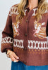 Coco Reindeer Sweater Cardigan (Reg.)