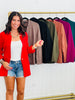 Dear Scarlett Gold Button Blazer (Reg. and Plus) - 7 Colors