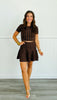 Checkered Top & Skirt Set (Reg)-2 Colors