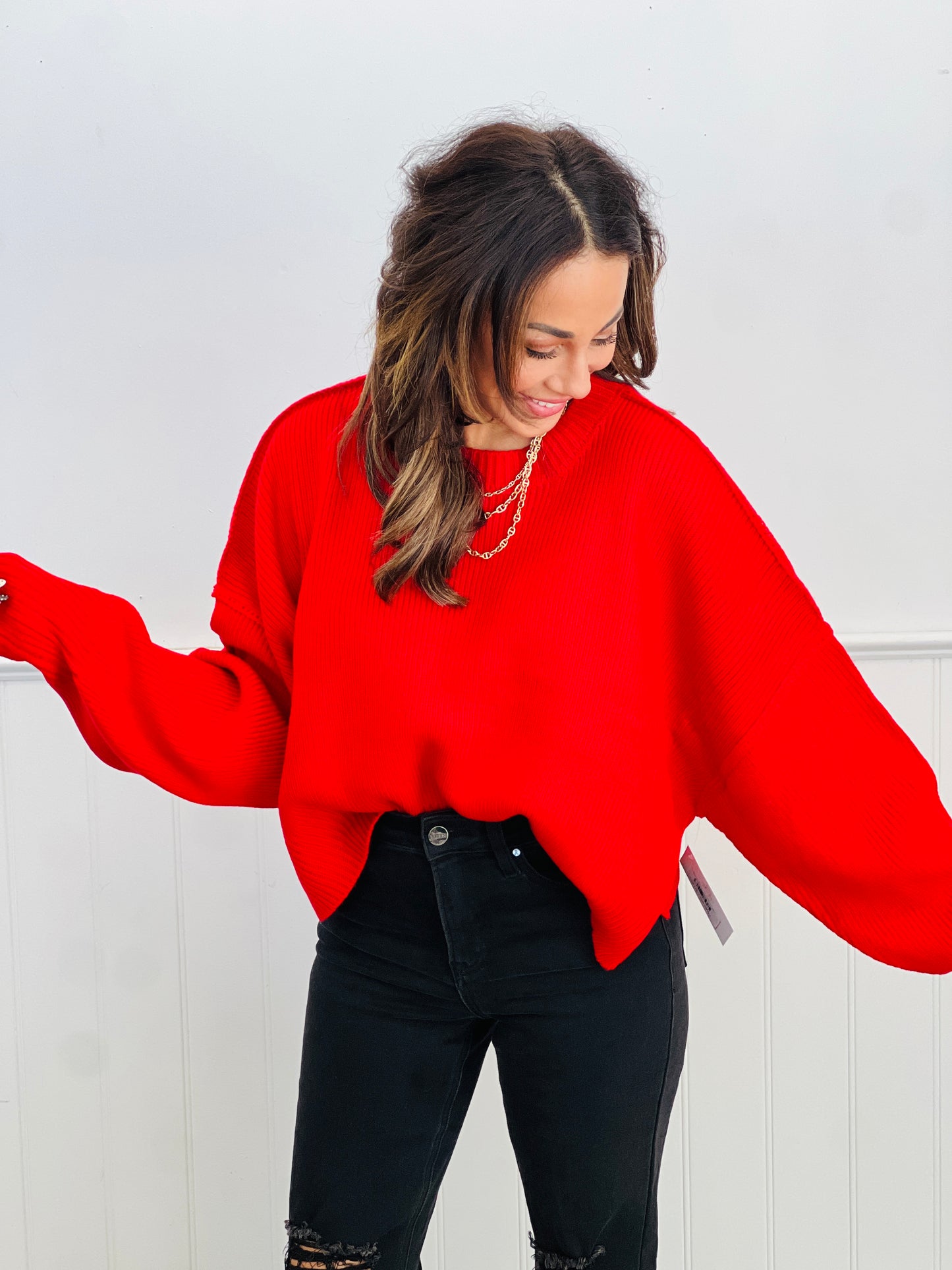 OversizedSweater Top (Reg.)- 4 Colors