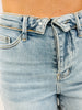 Judy Blue Farrah Fold Over Slim Shorts (Reg. and Plus)