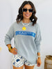 Grey Ocean Blvd Sweater Top (Reg & Plus)