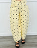 Yellow/Black Polka Dot Wide Leg Pants (Reg.)