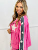 POL Peony Pink Stars & Stripe Sleeves Jacket (Reg.)
