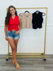 Emmy Knit Button Down Top (Reg)-3 Colors