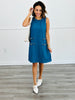 Denim Braided Mini Dress (Reg)