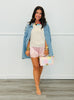 Champagne Cuffed Dolman Sleeve Top (Reg.)