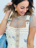 POL Ivory Paisley Button Up Romper (Reg.)