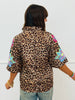 Donna Leopard Embroidered Top (Reg. and Plus)