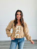 Bows & Frills Sweater Top (Reg.)- 2 Colors