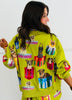 Queen Of Sparkles Green Dogs in Present Boxes Sweatshirt (Reg. & Plus)