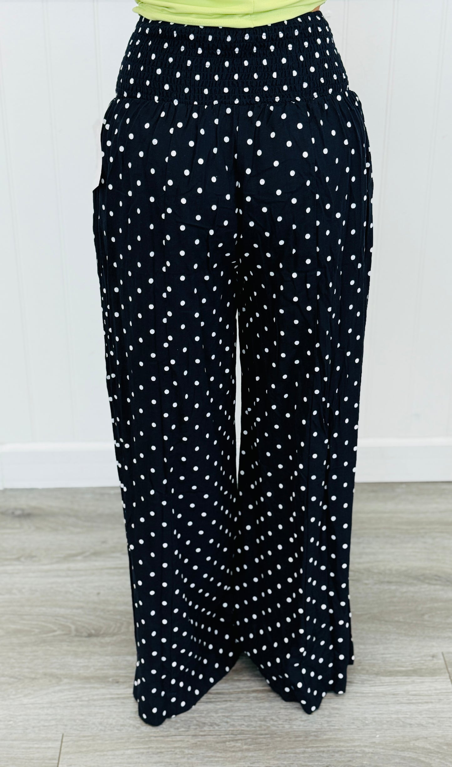 Polka Dot Wide Leg Pants (Reg.) - 3 Colors