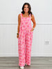 Pink Cassidy Floral Boho Overalls (Reg. & Plus)