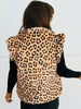 Leopard Fuzzy Vest (Reg. and Plus)