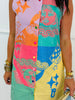 Queen Of Sparkles Colorblock Gingham Queen Button Up Dress (Reg. & Plus)