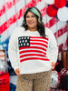 American Flag Pullover Sweater (Reg & Plus)-2 Colors