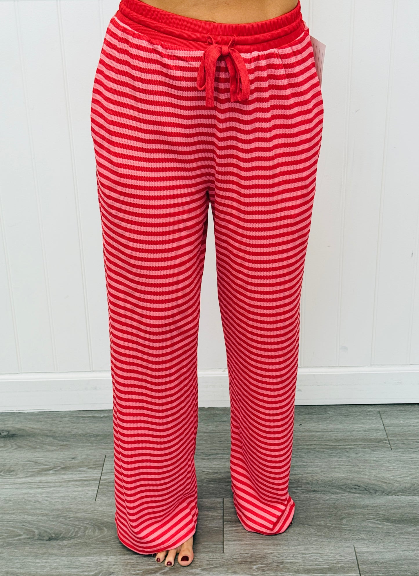 Cozy Striped Lounge Pants (Reg & Plus) - 6 Colors
