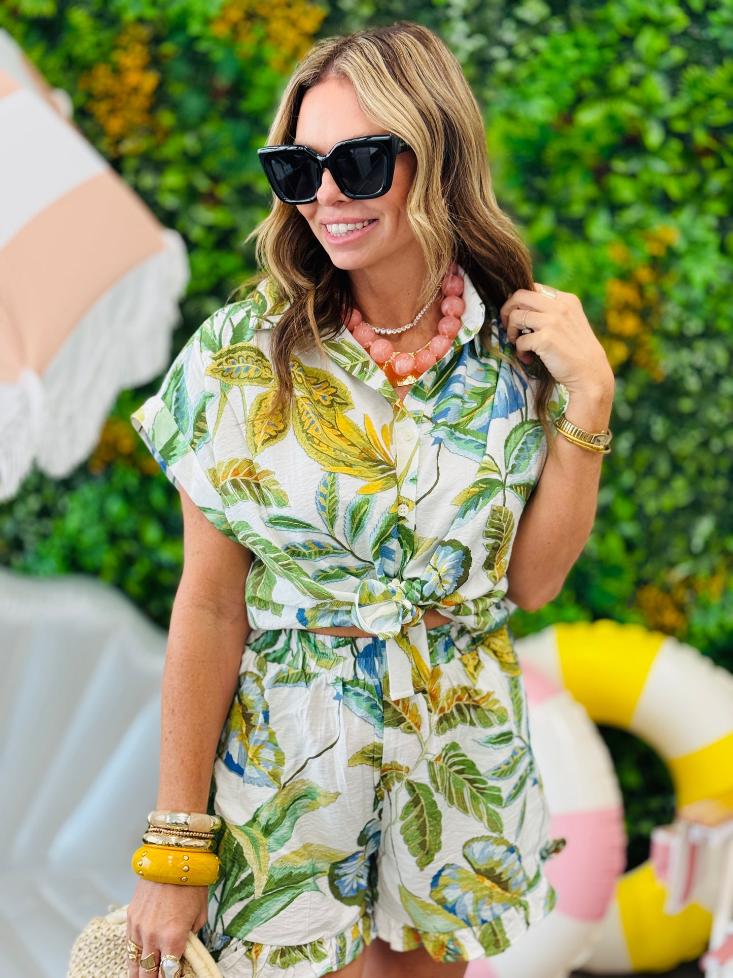 Tropical Dream Shirt & Short Set (Reg & Plus)