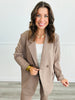 Oversized Jacquard Stripe Blazer (Reg & Plus)-2 Colors