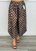 Polka Dot Gaucho Pants (Reg.)-2 Colors