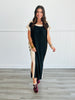 Black Effortless Chic Midi Dress (Reg.)