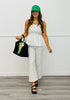 Polka Dot Zip Fly Pants (Reg.) -3 Colors