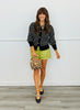 Black Polka Dot Button Down Sweater Cardigan (Reg & Plus)