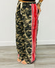 Camo Red Sport Stripe Drawstring Pants (Reg.)