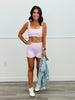 Gingham Print Mini Shorts (Reg.)-2 Colors