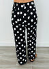 Black/White High Rise Polka Dot Pants (Reg & Plus)