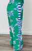 Floral Breeze Contrast Stripe Pants (Reg.) - 2 Colors