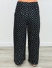 Drawstring Polka Dot Gaucho Pants (Reg.) - 2 Colors