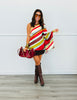 One Shoulder Striped Blouse (Reg.)