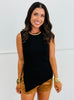 Asymmetric Action Ruched Top (Reg.)-3 Colors