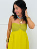 Kiwi Crochet Bra Halter Maxi Dress (Reg & Plus)