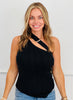 Asymmetric Sleeveless Top (Reg.) - 5 Colors