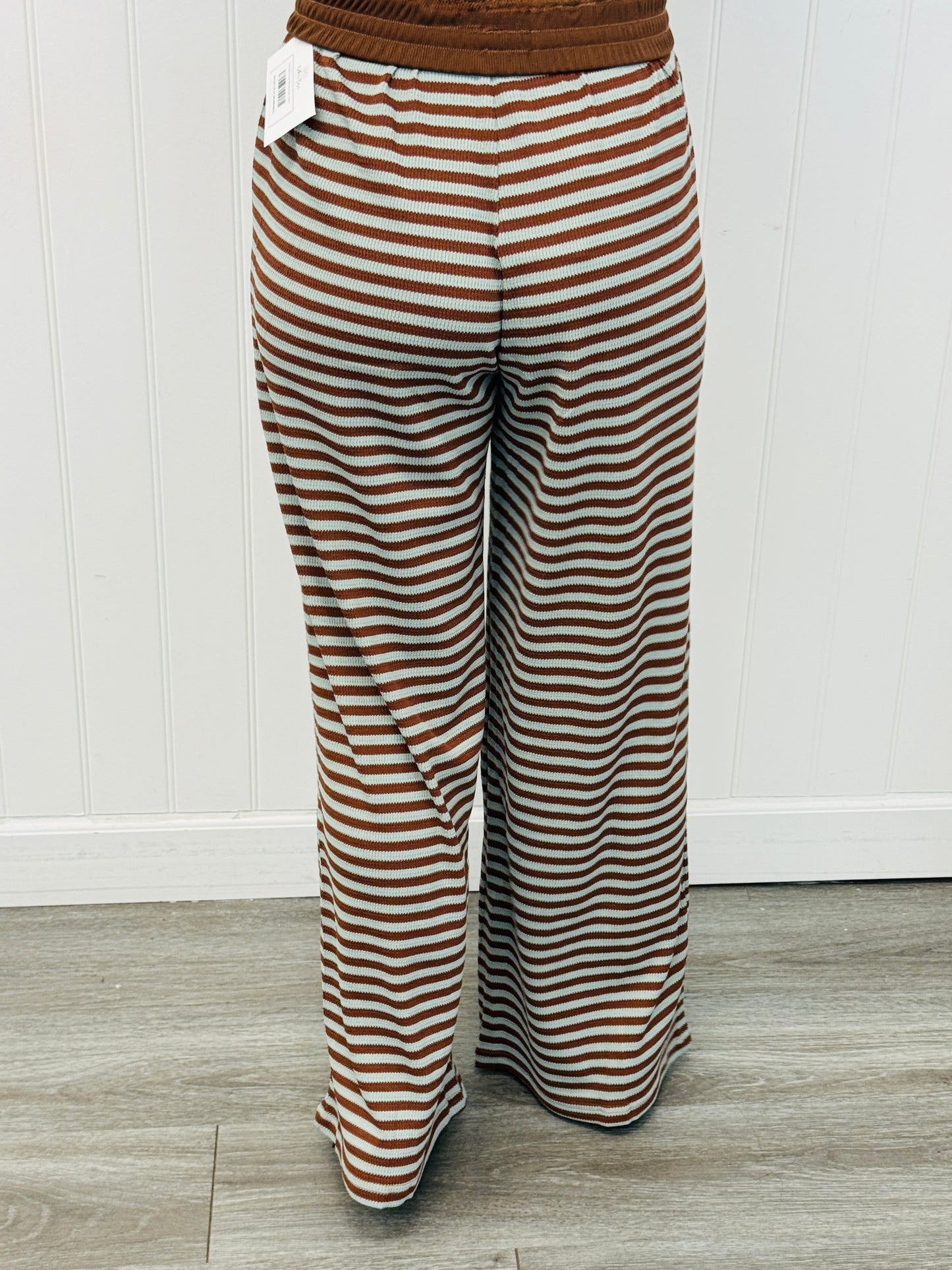 Cozy Striped Lounge Pants (Reg & Plus) - 6 Colors