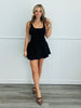 Black Active Bubble Mini Dress (Reg)