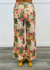 Olive Patchwork Print Wide Leg Pants (Reg.)
