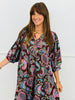 Brown Paisley Boho Maxi Dress (Reg & Plus)