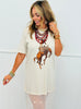 Bone Cowboy Mesh Lining Maxi Dress (Reg.)