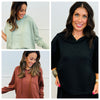 Scuba Modal Hoodie Top (Reg.) - 3 Colors