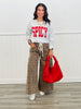 Leopard Print Wide Leg Pants (Reg.)