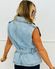 Denim Belted Vest Top (Reg.)