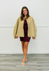 Maroon Cinched Waist Mini Dress (Reg.)